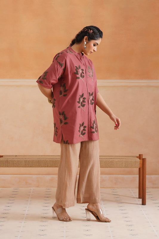 Charvi Cotton Embroidered Matching Set - Neetika Chopra