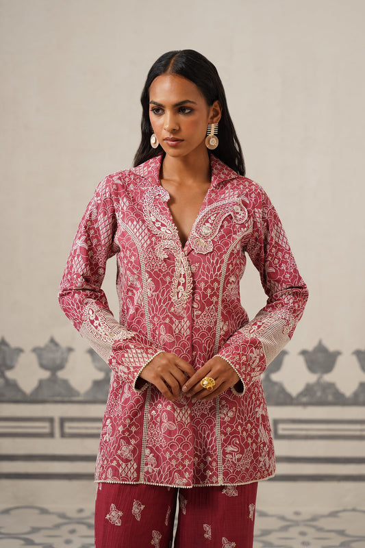 Snighdha Muslin Embroidered Matching Set
