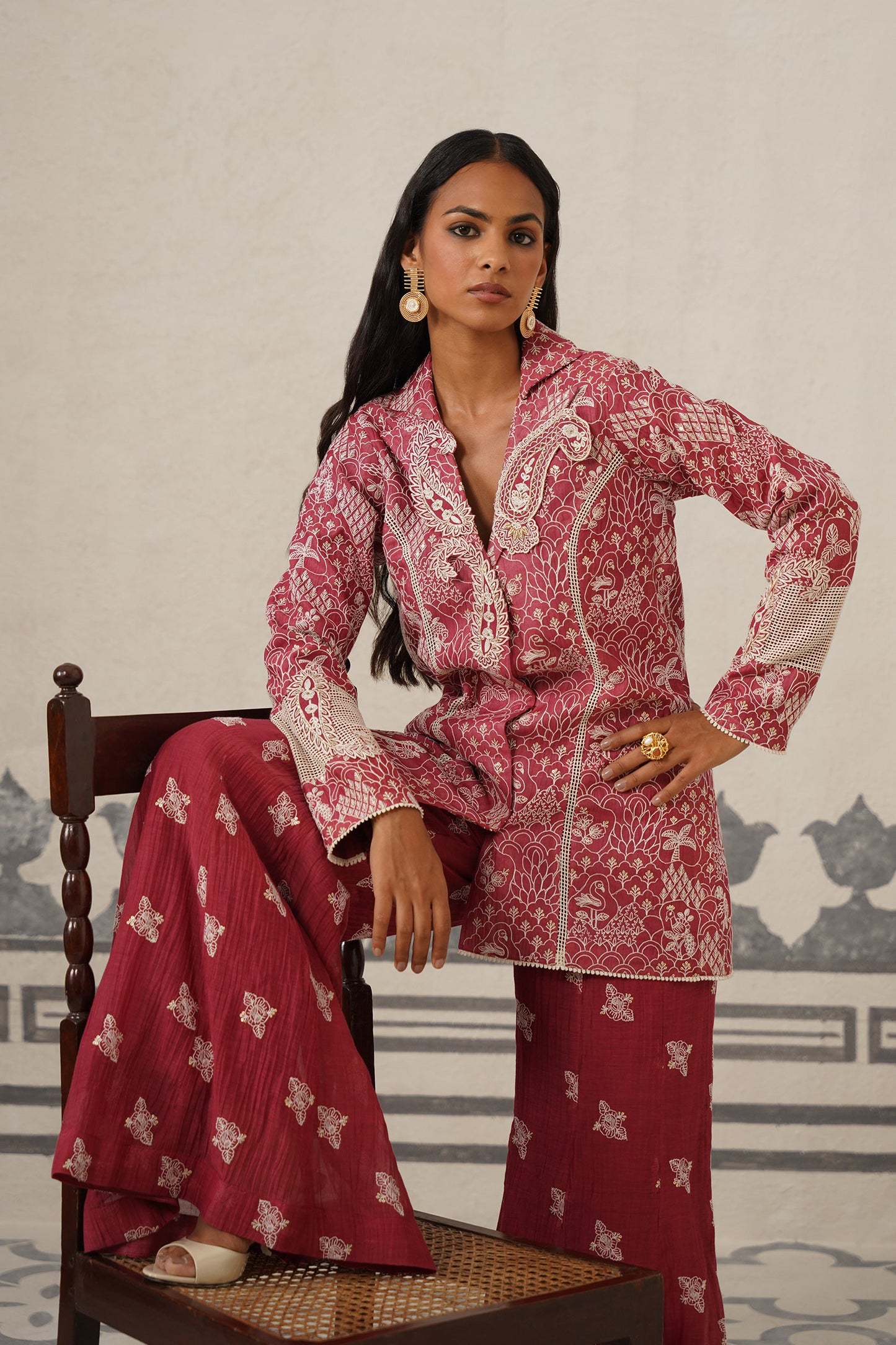 Snighdha Muslin Embroidered Matching Set
