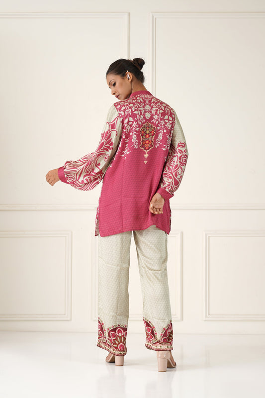 Amaya Satin Co-ord Set - Neetika Chopra