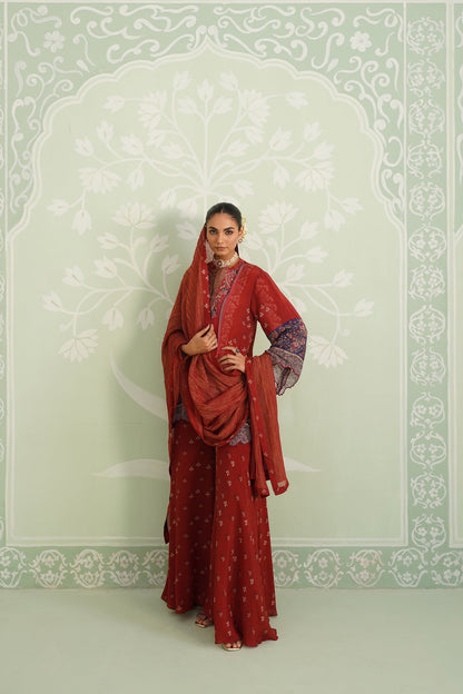 Zohal Crepe Embroidered Sharara Set - Neetika Chopra