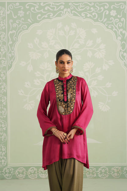 Mysha Hand Embroidered Matching Set - Neetika Chopra