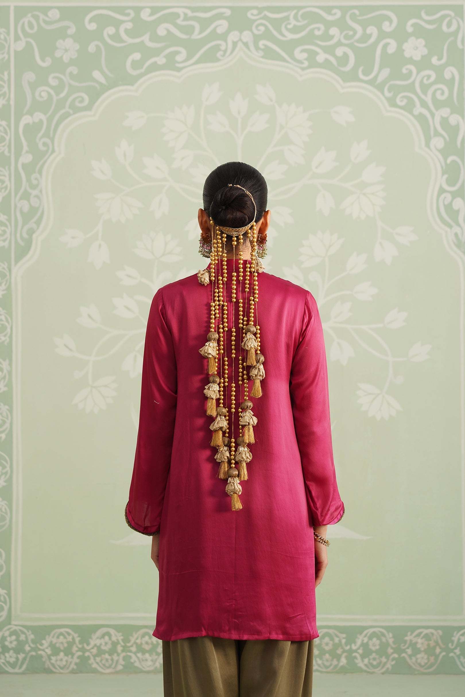 Mysha Hand Embroidered Matching Set - Neetika Chopra