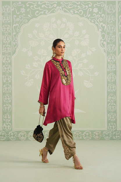 Mysha Hand Embroidered Matching Set - Neetika Chopra