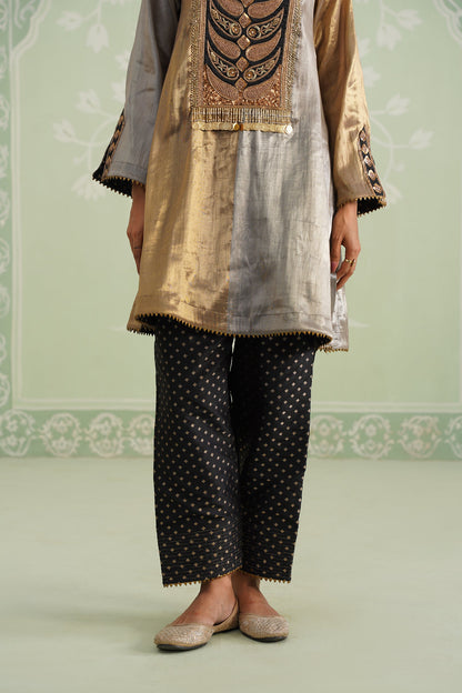 Anam Tissue Satin Embroidered Matching Set - Neetika Chopra