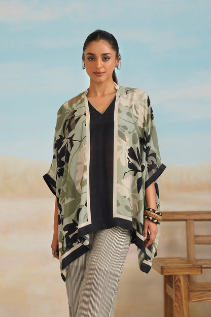 Garden Crepe Printed Top - Neetika Chopra