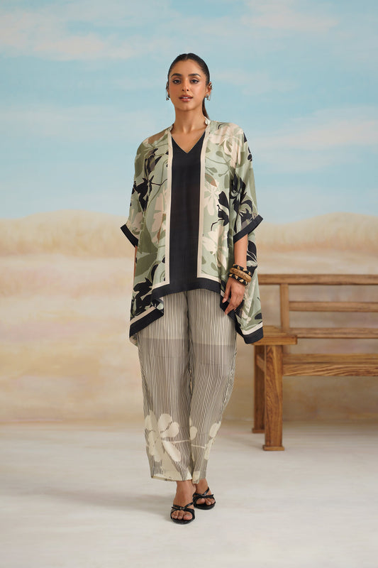 Garden Crepe Printed Matching Set - Neetika Chopra