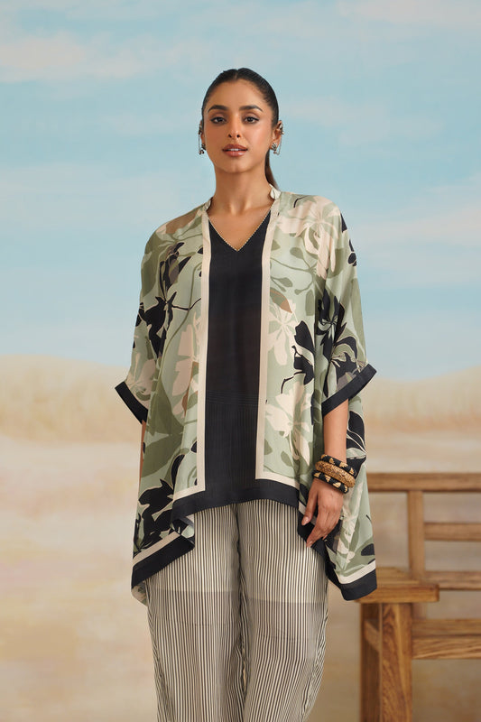 Garden Crepe Printed Top - Neetika Chopra