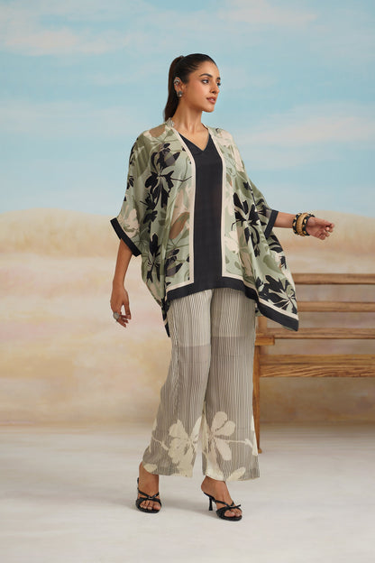Garden Crepe Printed Matching Set - Neetika Chopra