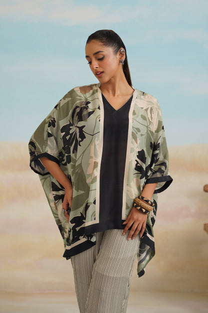 Garden Crepe Printed Top - Neetika Chopra