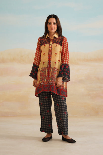 Yana Printed Crepe Matching Set - Neetika Chopra