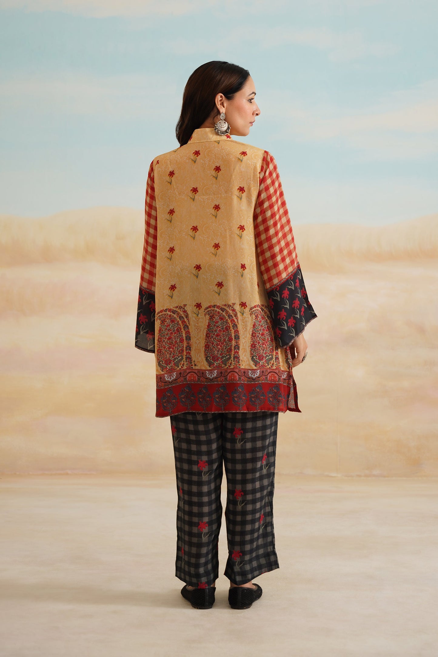 Yana Printed Crepe Matching Set - Neetika Chopra