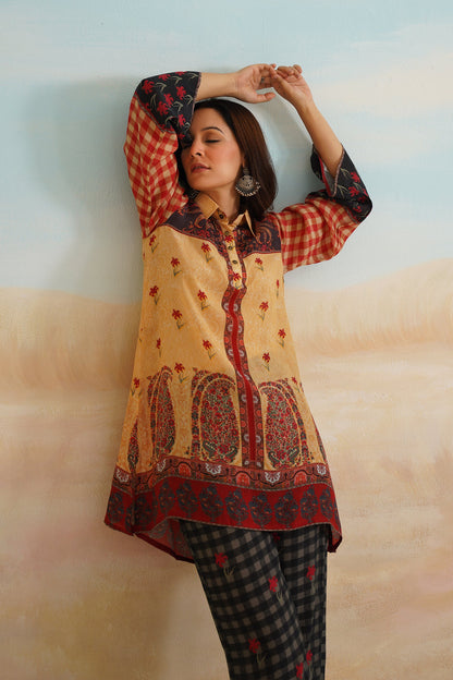 Yana Printed Crepe Matching Set - Neetika Chopra