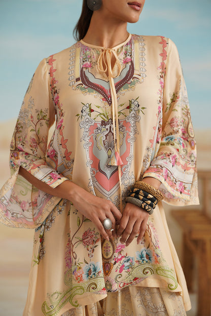 Vaishali Printed Crepe Top - Neetika Chopra