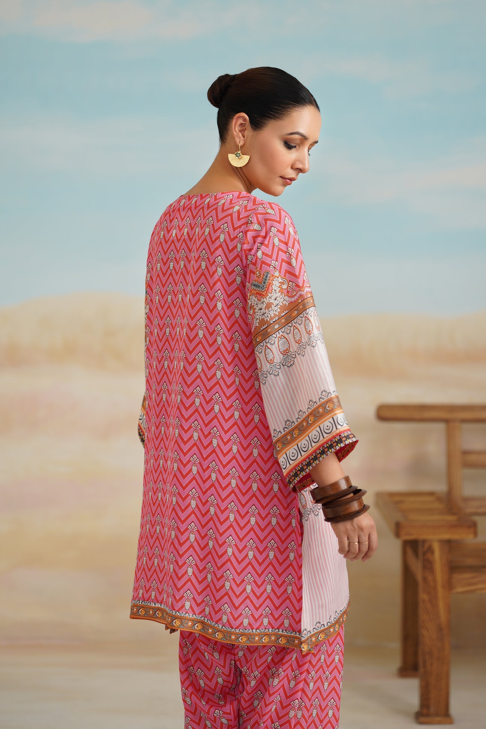 Kanan Printed Crepe Matching Set - Neetika Chopra