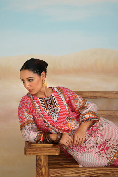 Kanan Printed Crepe Matching Set - Neetika Chopra
