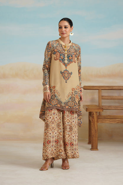 Kadambari Printed Crepe Matching set - Neetika Chopra