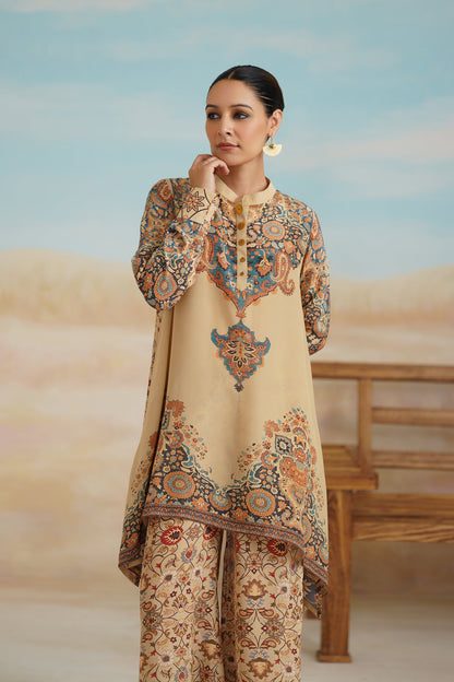 Kadambari Printed Crepe Matching set - Neetika Chopra