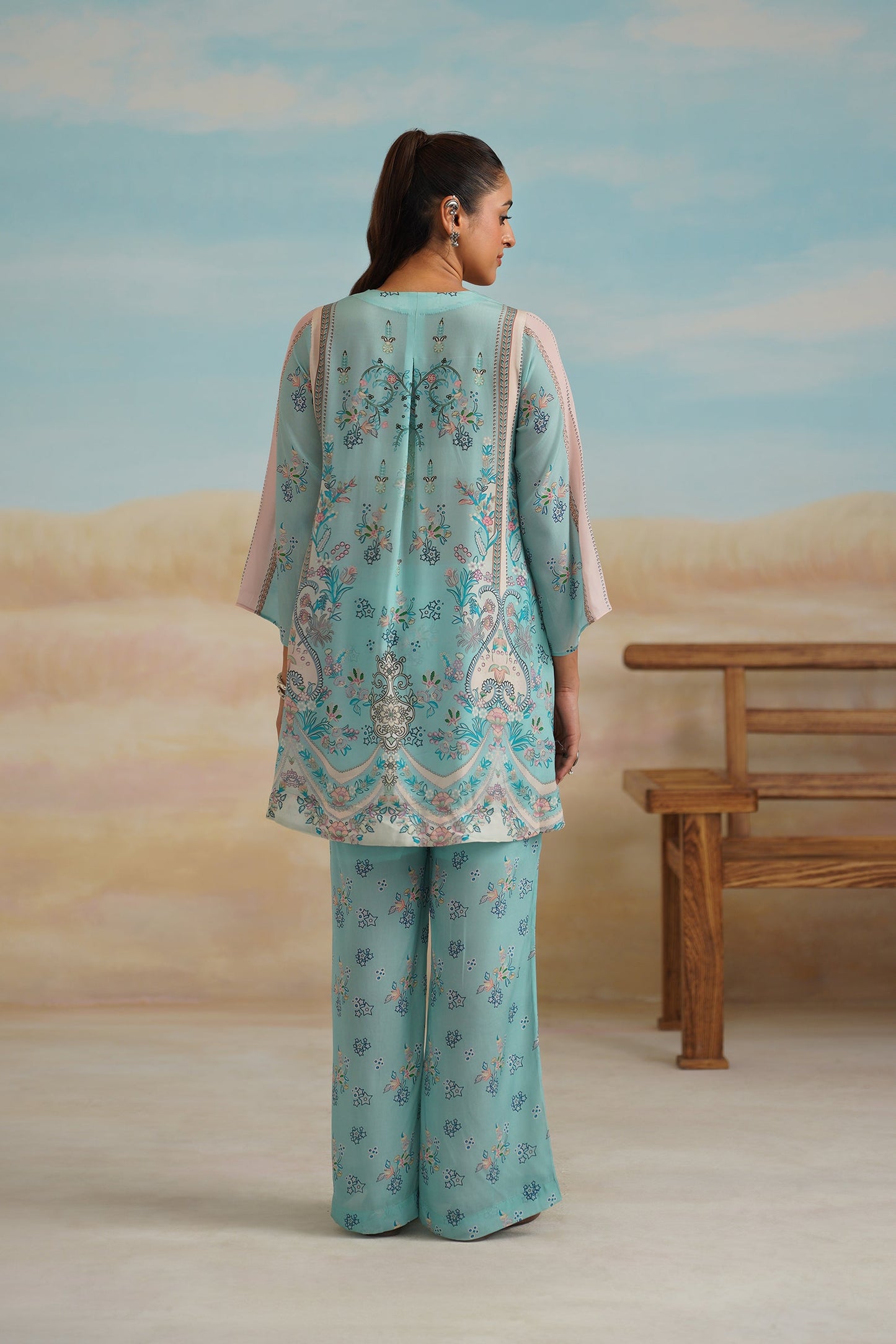 Nirali Printed Crepe Matching Set - Neetika Chopra