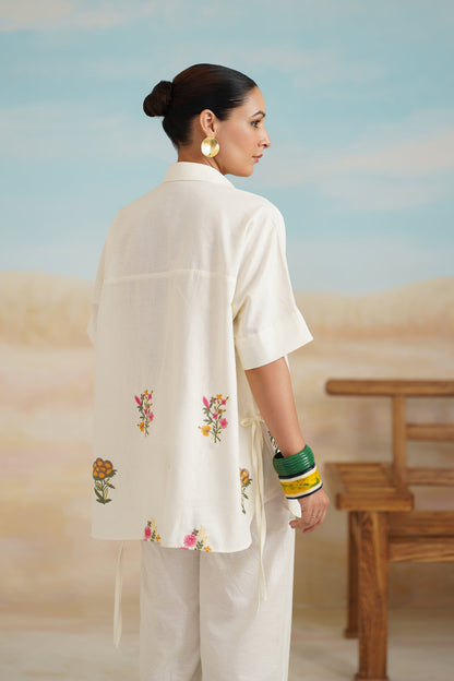 Kshira Pure Linen Top - Neetika Chopra