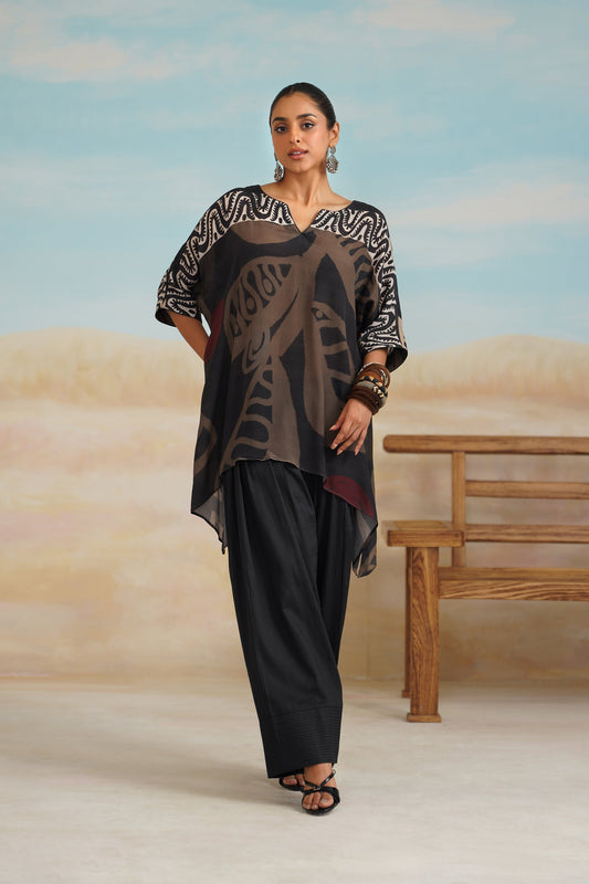 Ara Crepe Printed Matching Set - Neetika Chopra