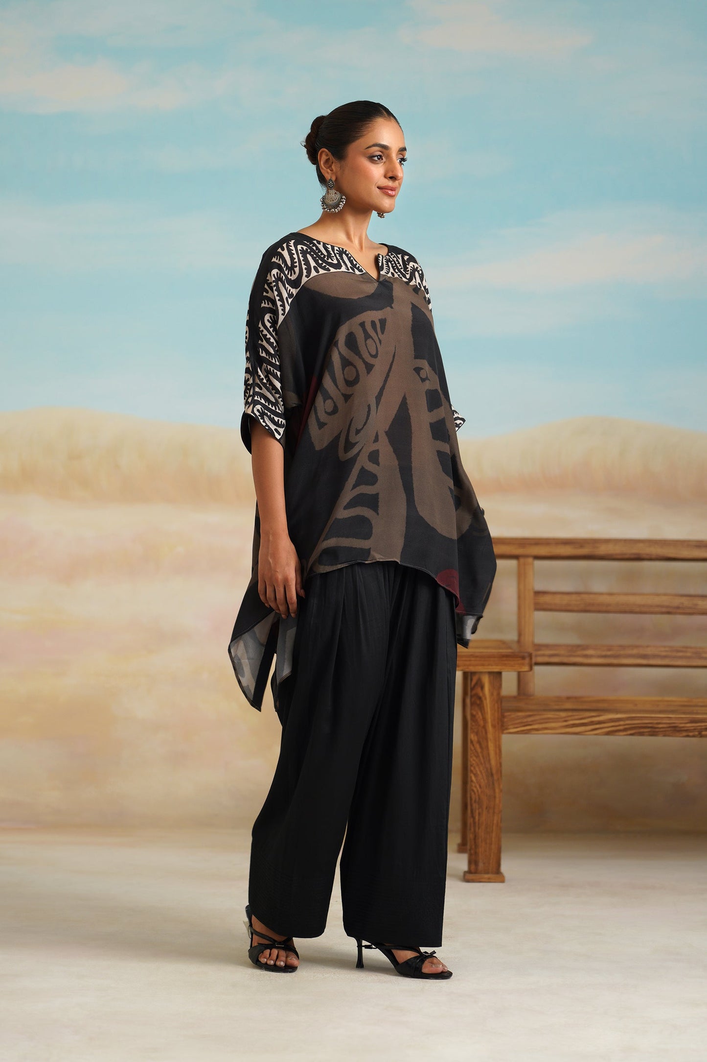 Ara Crepe Printed Matching Set - Neetika Chopra