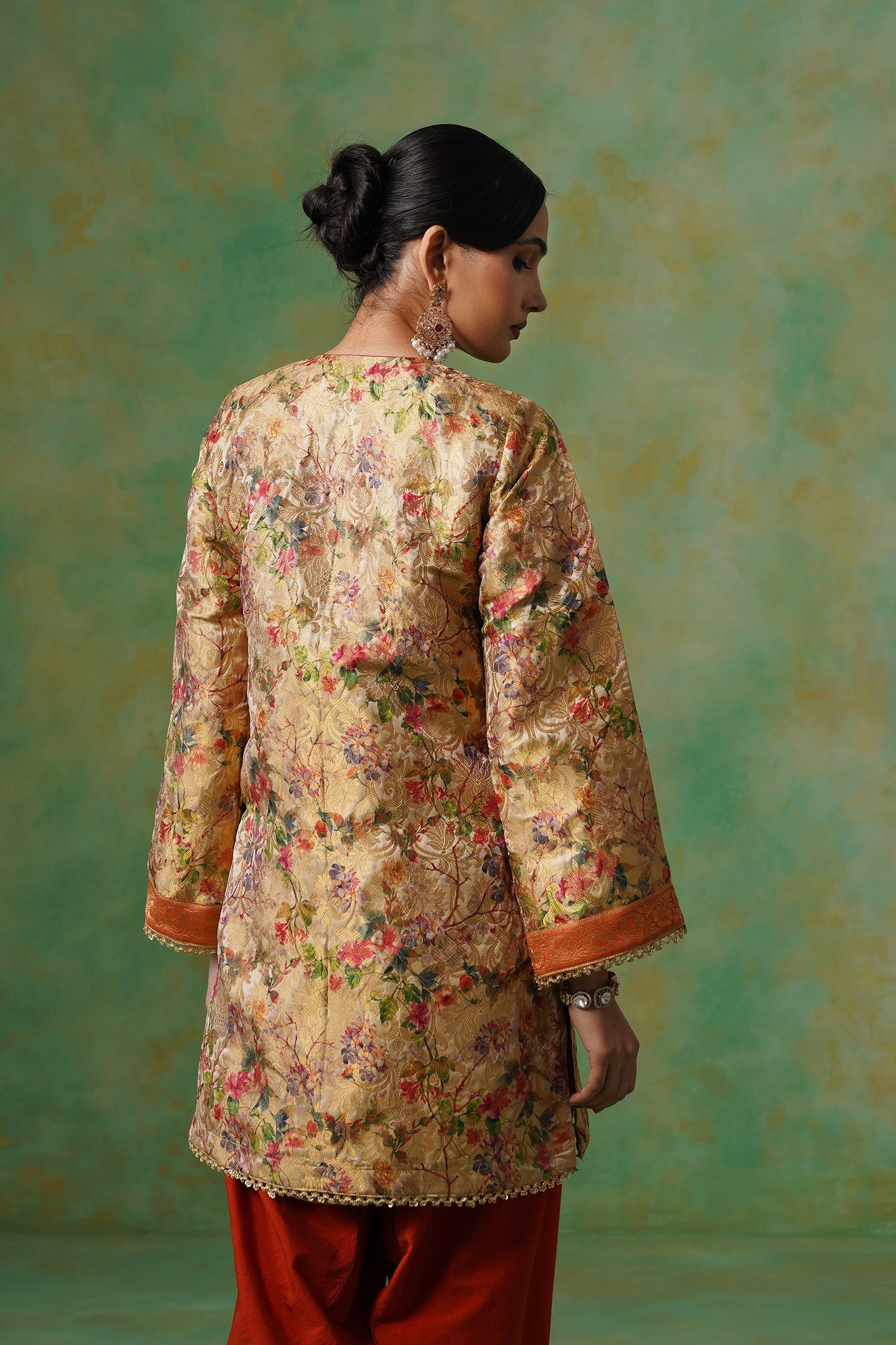 Divyani Brocade Hand Embroidered Suit Set - Neetika Chopra