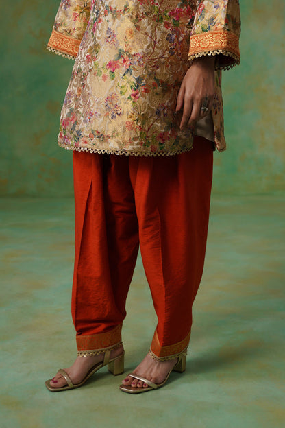 Divyani Brocade Hand Embroidered Suit Set - Neetika Chopra