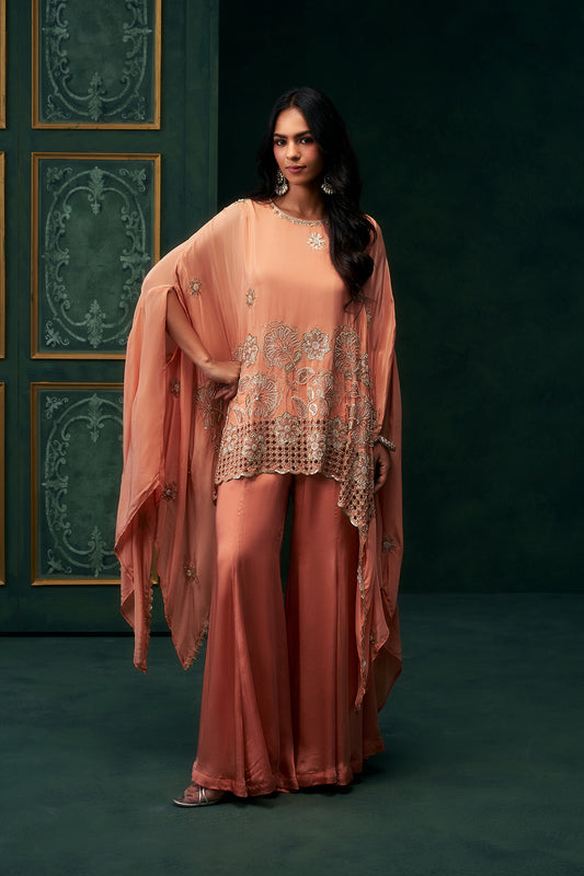 Ruhana Crepe Embroidered Matching Set