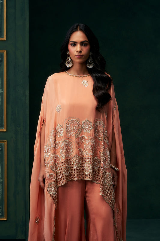 Ruhana Crepe Embroidered Matching Set