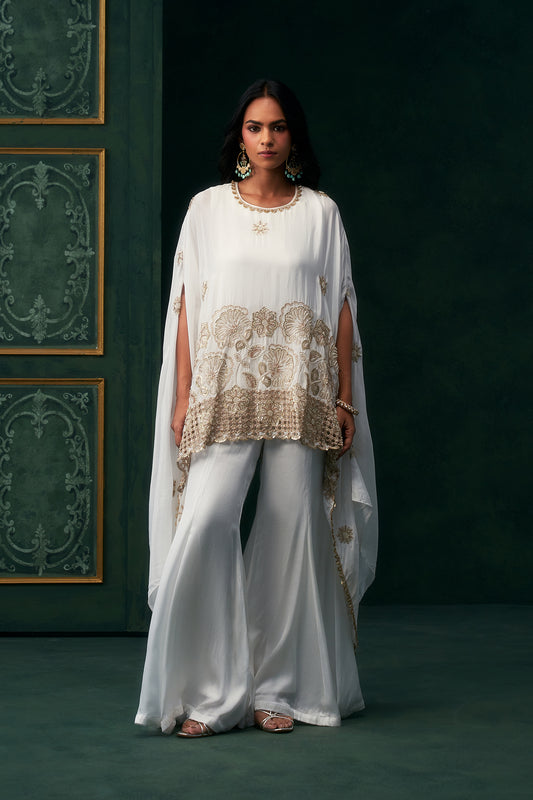 Rivaya Crepe Embroidered Matching Set