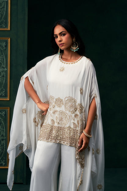 Rivaya Crepe Embroidered Matching Set