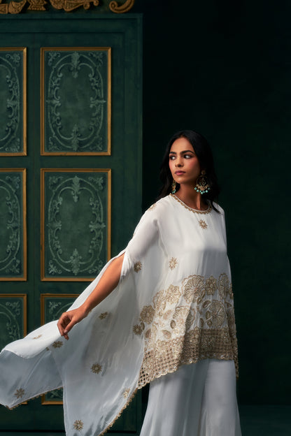 Rivaya Crepe Embroidered Matching Set