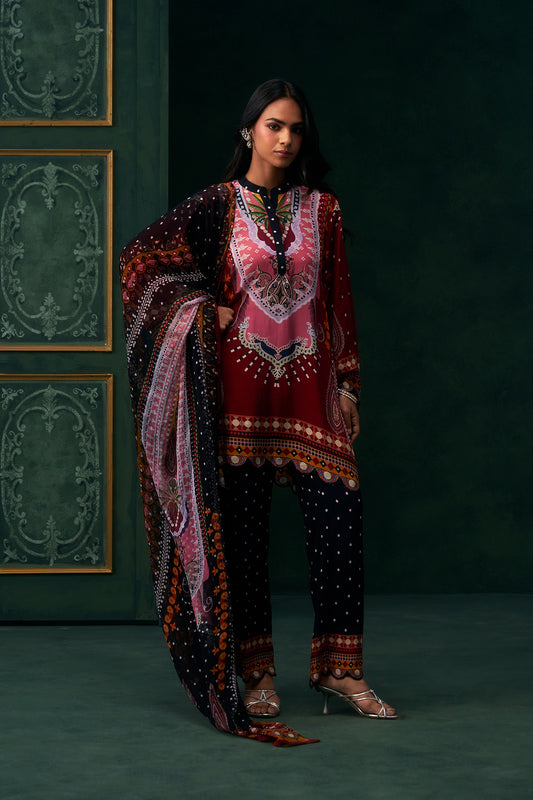 Tavira Crepe Printed Suit Set
