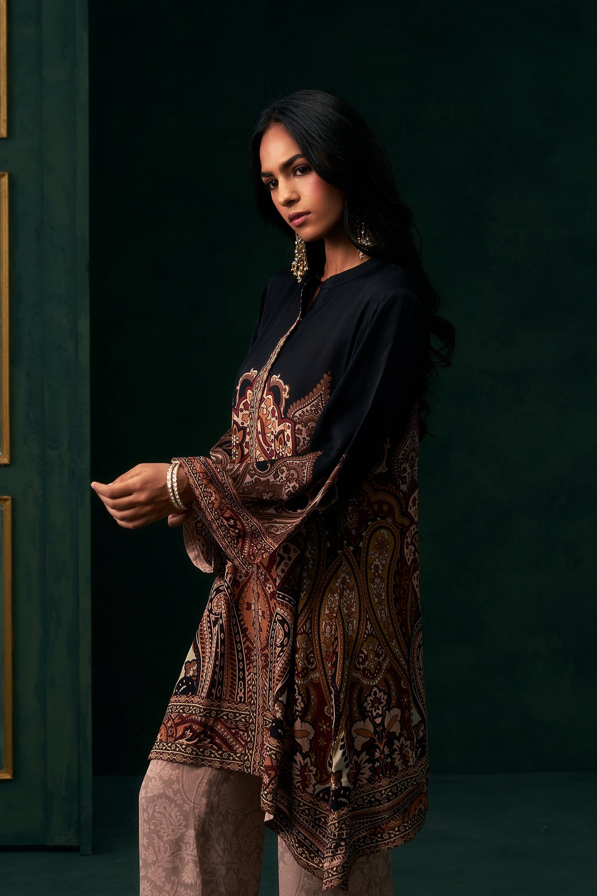 Ruhab Crepe Printed Suit Set