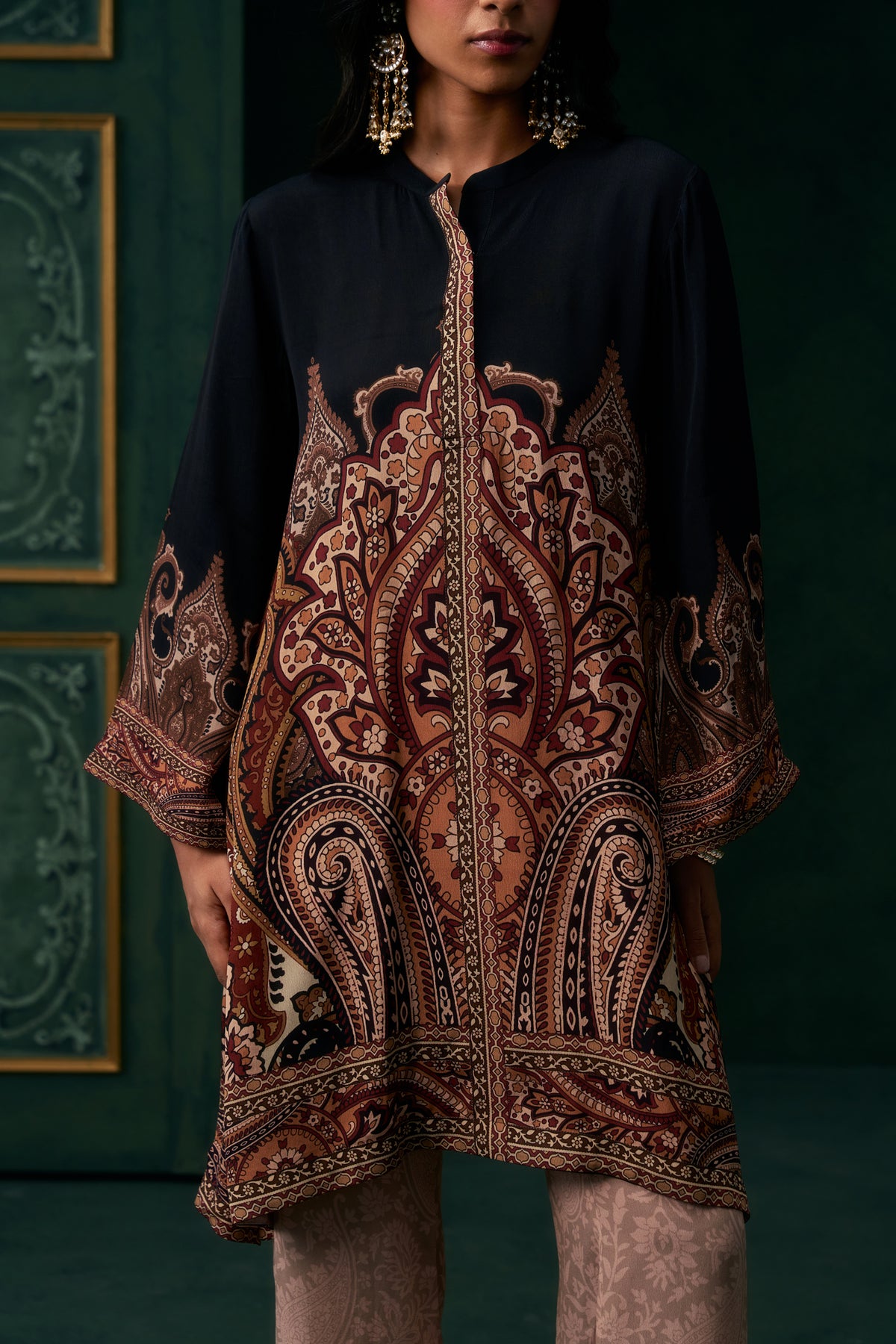 Ruhab Crepe Printed Suit Set