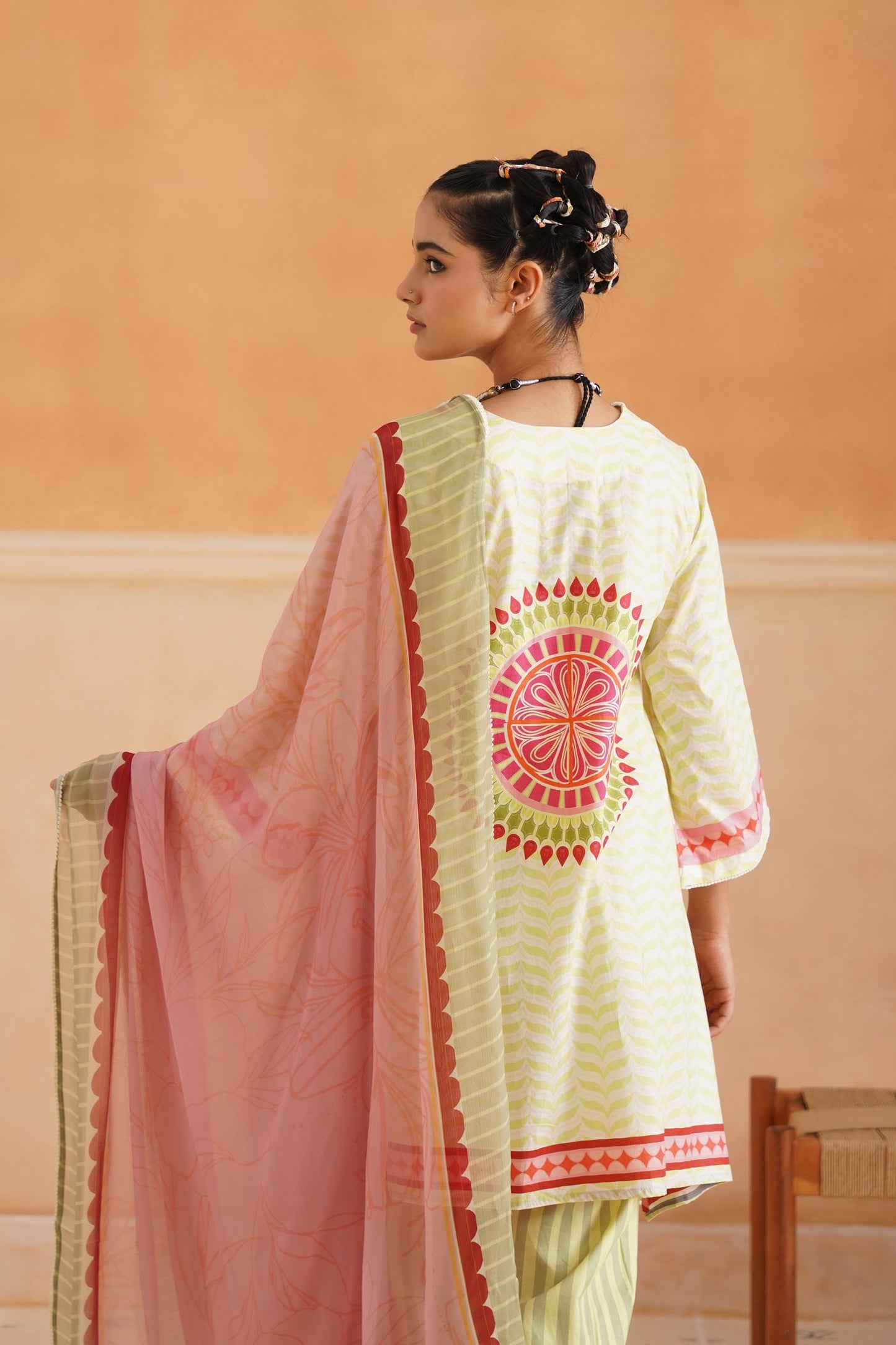 Kashni Cotton Printed Suit Set - Neetika Chopra