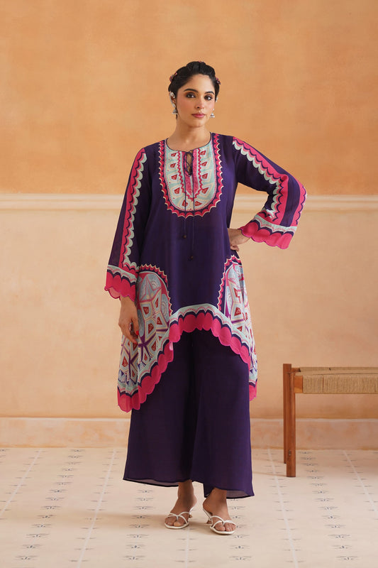 Kajri Crepe Printed Matching Set - Neetika Chopra