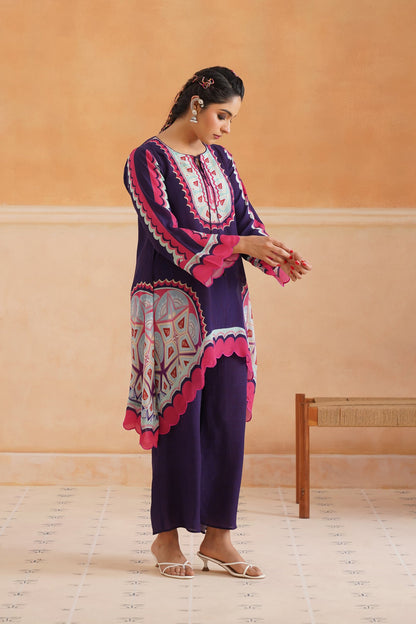Kajri Crepe Printed Matching Set - Neetika Chopra