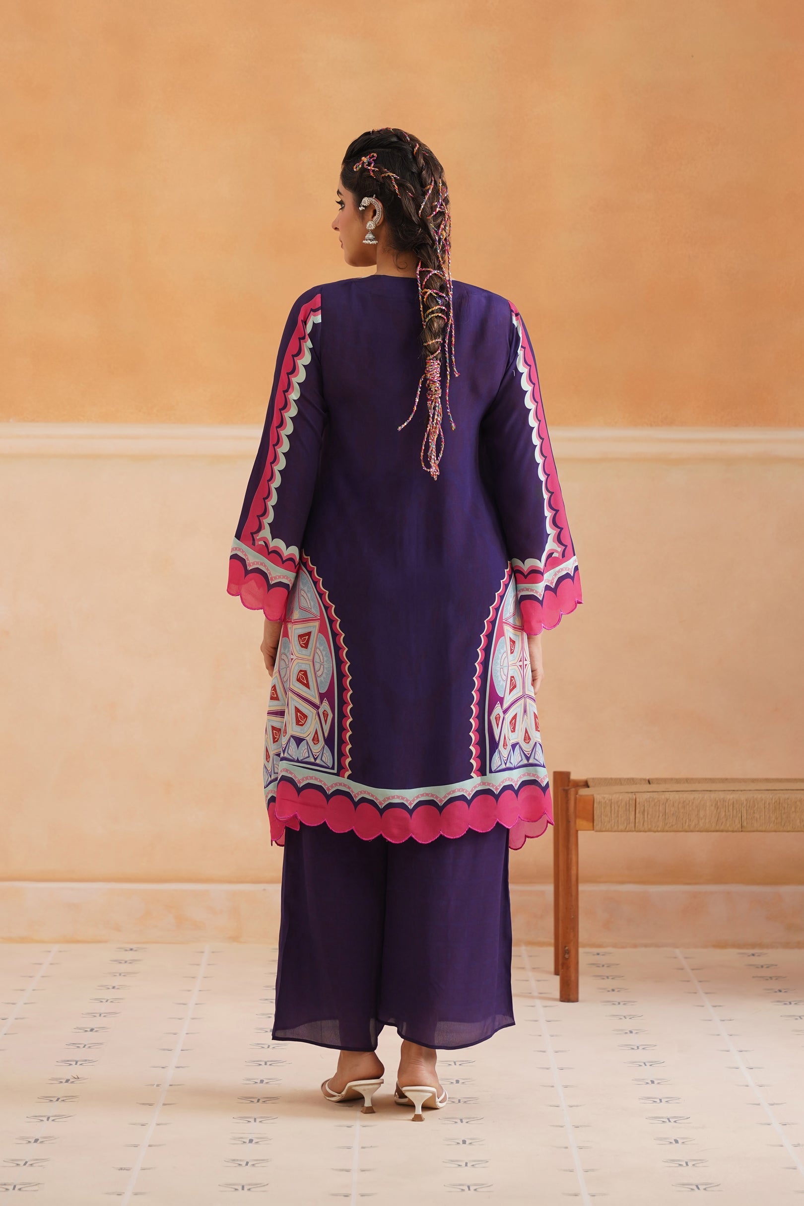 Kajri Crepe Printed Matching Set - Neetika Chopra