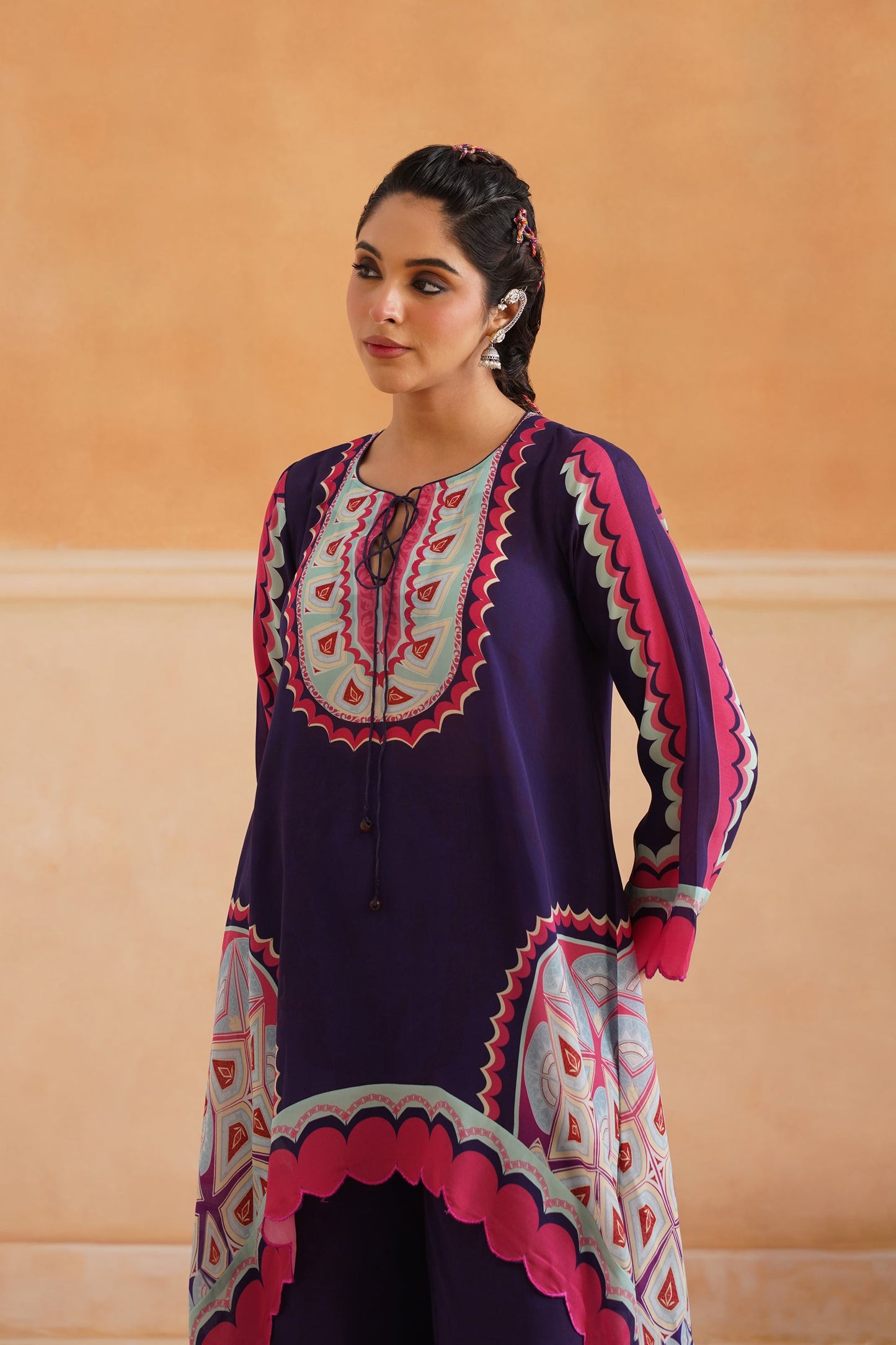 Kajri Crepe Printed Matching Set - Neetika Chopra
