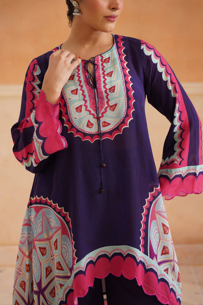 Kajri Crepe Printed Matching Set - Neetika Chopra
