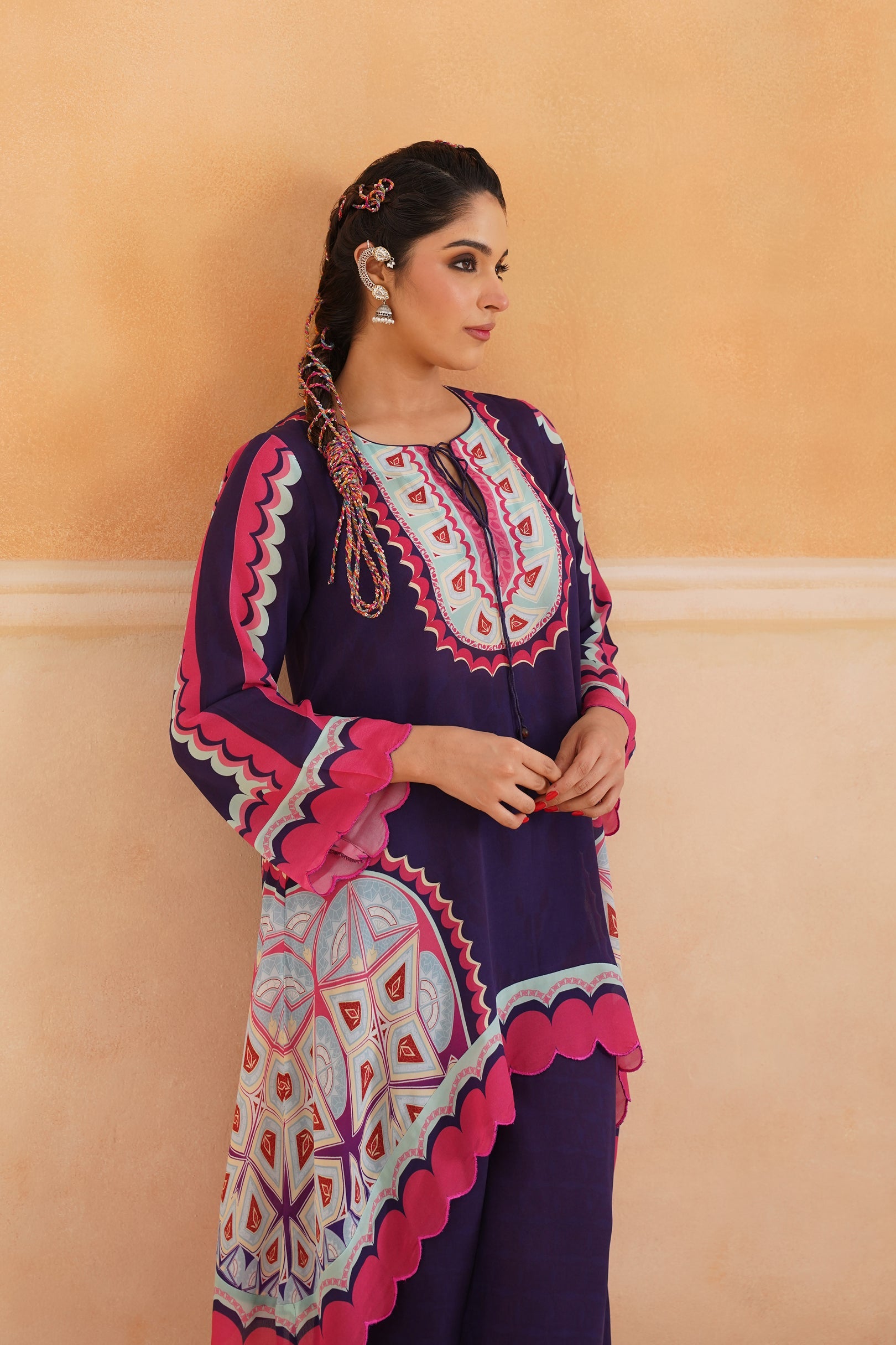 Kajri Crepe Printed Matching Set - Neetika Chopra