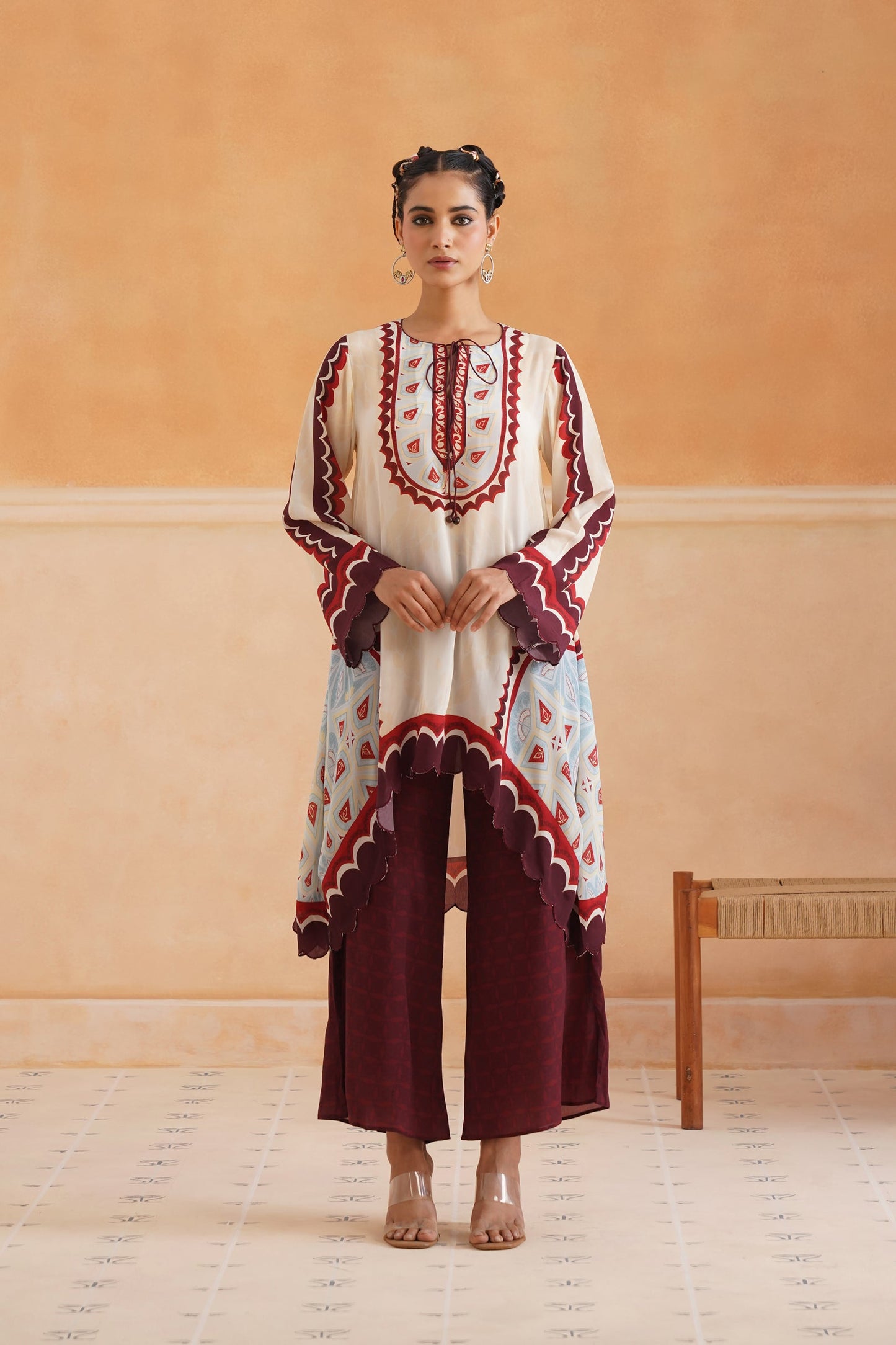 Oorja Crepe Printed Matching Set - Neetika Chopra