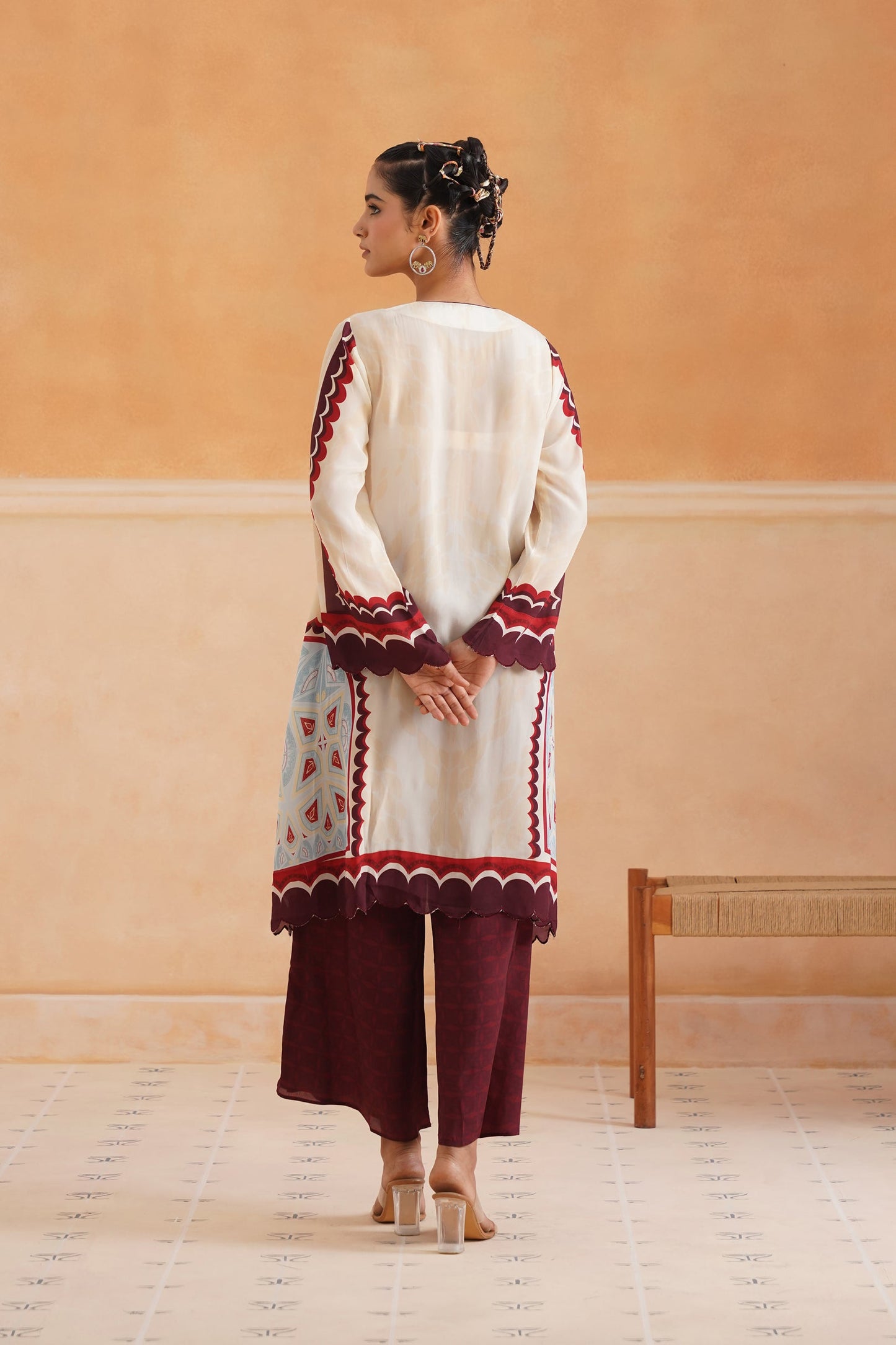 Oorja Crepe Printed Matching Set - Neetika Chopra