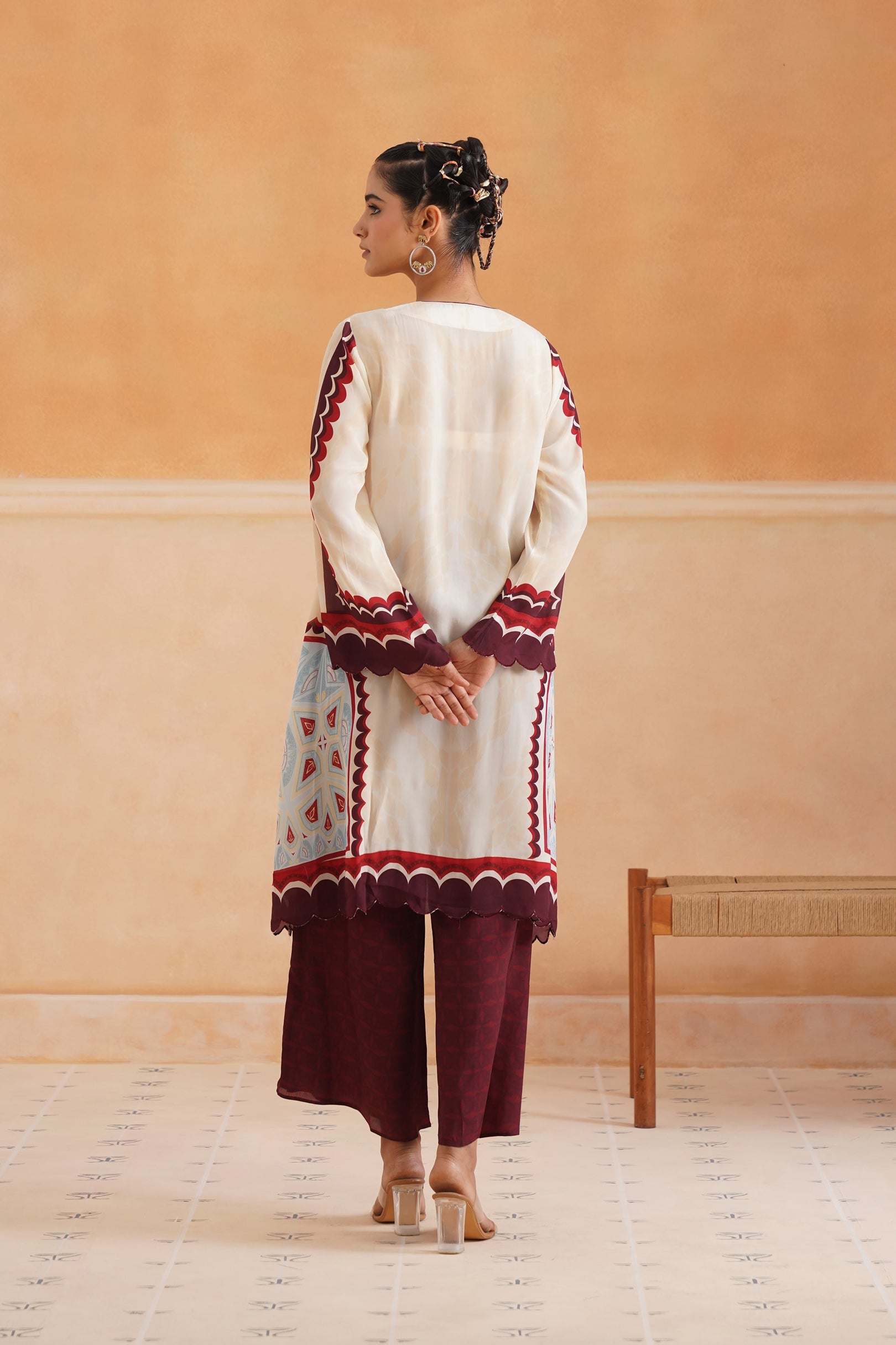 Oorja Crepe Printed Matching Set - Neetika Chopra