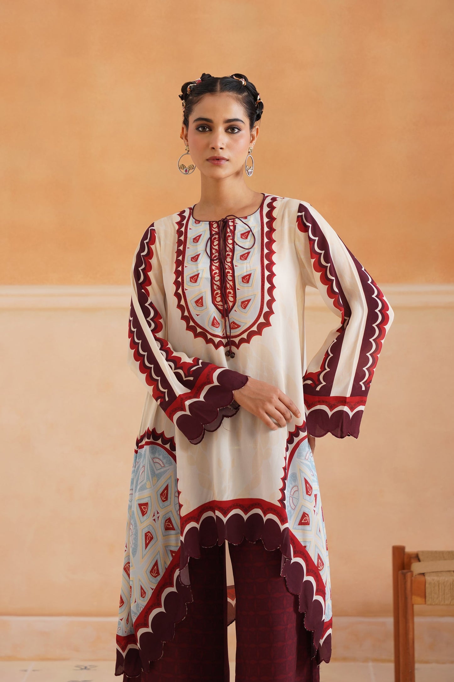Oorja Crepe Printed Matching Set - Neetika Chopra
