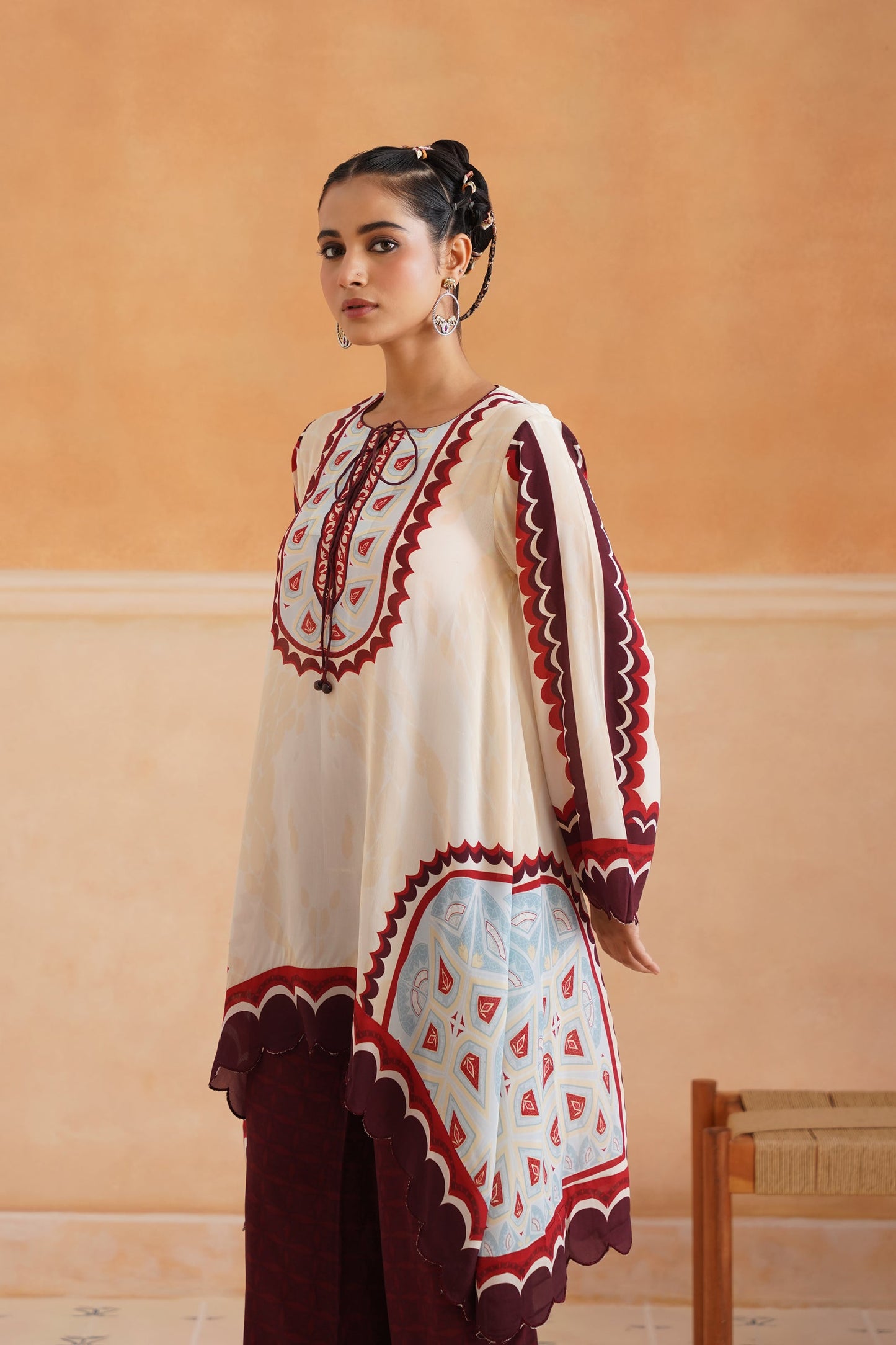 Oorja Crepe Printed Matching Set - Neetika Chopra