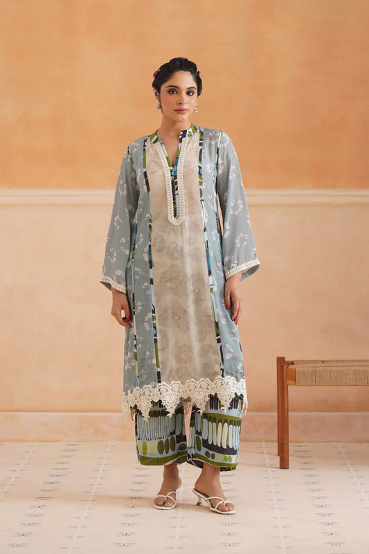 Lina Crepe Printed Matching Set - Neetika Chopra
