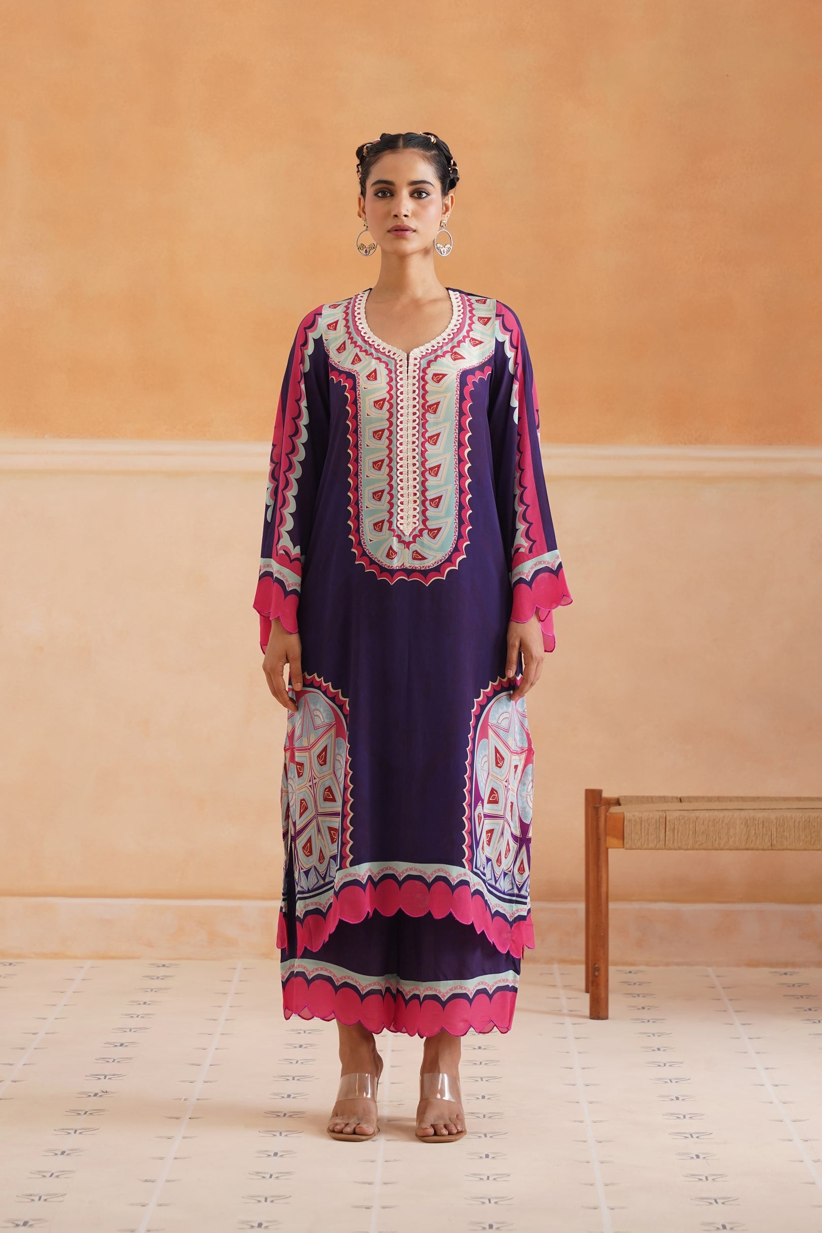 Nandini Printed Crepe Matching Set - Neetika Chopra